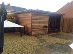 Pergola to Man Cave conversion  2